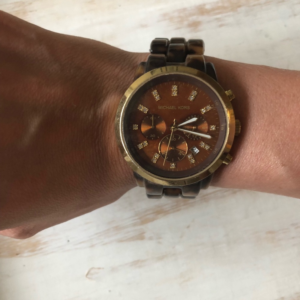 Michael Kors Tortoise Shell Watch